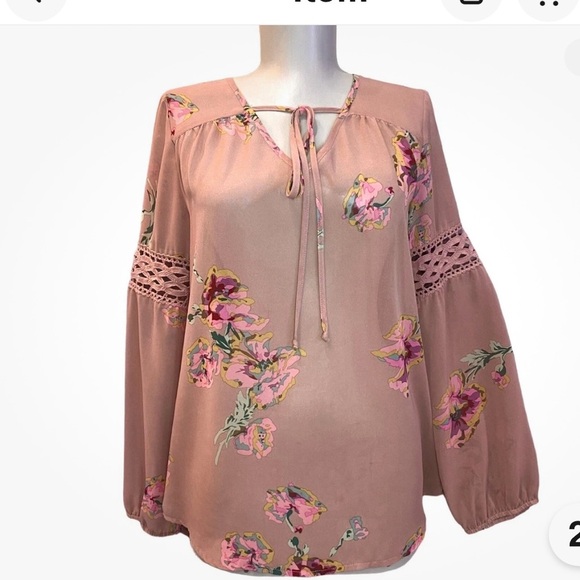 Daniel Rainn Colorful Floral Blouse - S - Picture 1 of 6